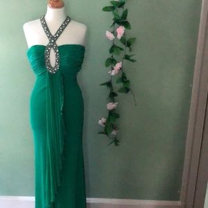 Green Beyond Evening Dress